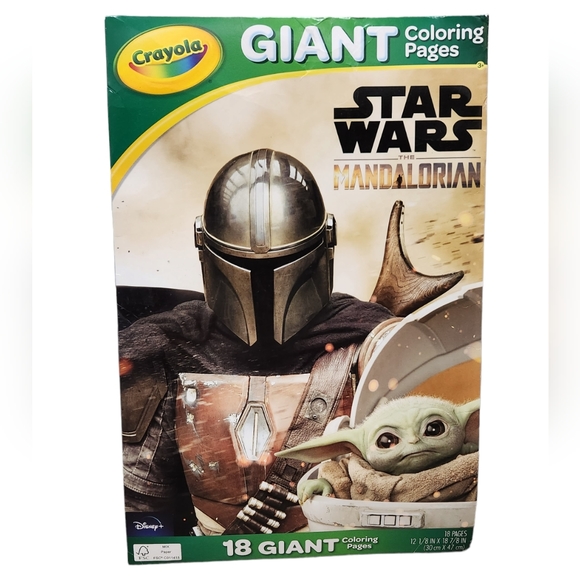 Crayola | Other | Crayola Star Wars Mandalorian Giant Coloring Pages